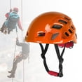 thumbnail image 4 of Casco de seguridad para deportes al aire libre Cascos de protección para la cabeza ajustables para escalada en roca (naranja), 4 of 5
