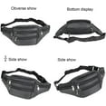 thumbnail image 4 of Fanny Pack Outdoor travel leather Fanny pack,Cowhide Leather Large Size 7 Pockets waist bag.Suitable, 4 of 7