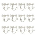 thumbnail image 3 of 12pcs Ear Clips Screw Back For Drop Type Earrings Jewelry Making Plated, 3 of 7