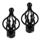 thumbnail image 1 of Curtain Rod Cap Finial 2Set Fashionable Drapery Rod Interior Designers Bedroom Iron Decorative, 1 of 3