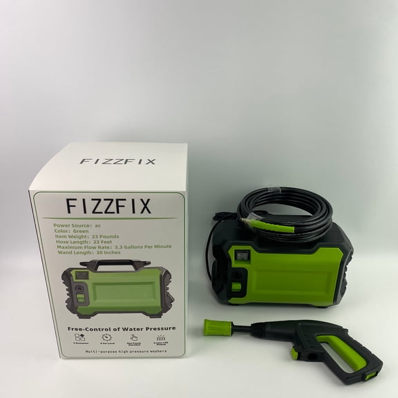FIZZFIX Multi-purpose high pressure washers, Green Electric high-pressure cleaning machine