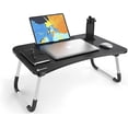 thumbnail image 1 of Mesa Plegable para Laptop Bluelander de Madera, Negro, 1 of 4