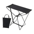 thumbnail image 3 of S SERENABLE Tabouret Pliant Portable Chaise de Camping Compacte Tabouret de Camp Pliant Léger Noir, 3 of 9