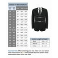 thumbnail image 4 of P&L Men's Blazer Premium Wool Blend Business Dress Suit Jacket, 4 of 5