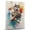 Alaskan Klee Kai, variant on English Springer Spaniel Dog Playing Skateboarding Wall Stretched Canvas Size 8x12 – English Springer Spaniel Canvas Art for Dog Lovers, Skateboarding Canvas Wall Decor