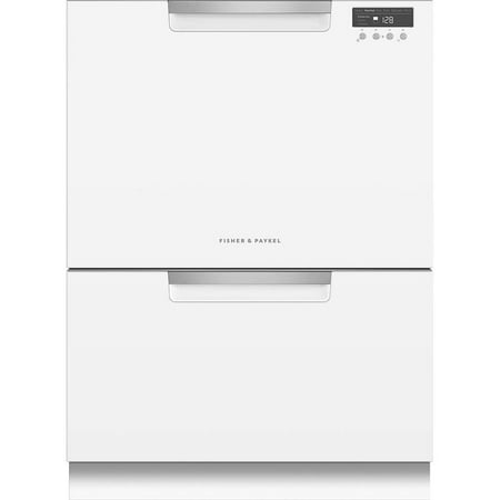 Fisher & Paykel DD24DCTW9N 44dB White Tall Double DishDrawer