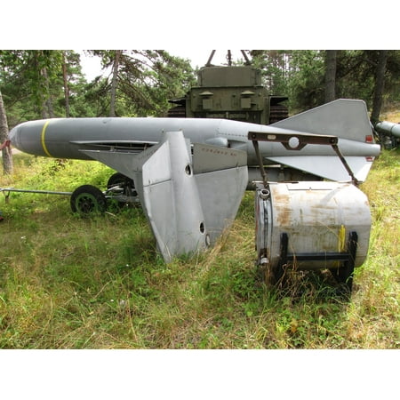 LAMINATED POSTER en:P-15 Termit anti-ship missile in Kuivasaari from side. An old en:Comet tank converted into a miss Poster Print 24 x