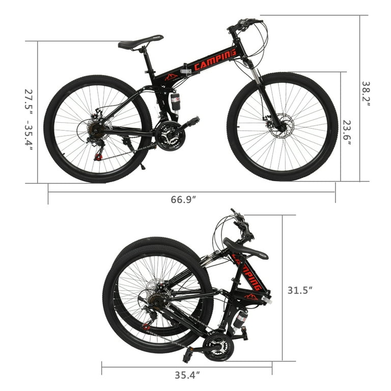 Walmart folding 2025 mountain bike