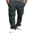 thumbnail image 1 of Men‘s Casual Gym Cargo Combat Straight Loose Jogger Sweat Track Pants, 1 of 4