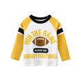 thumbnail image 1 of KYAIGUO T-Shirt Décontracté à Motif pour Tout-Petits Garçons, T-Shirt à Manches Longues pour Enfants et Bébés, Printemps Automne, Col Ras du Cou, 1-9 Ans, 1 of 9