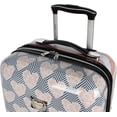 thumbnail image 2 of Betsey Johnson Designer 20 Inch Carry On - Expandable (ABS + PC) Hardside Luggage - Lightweight Durable Suitcase With 8-Rolling Spinner Wheels for Women, 2 of 7