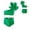 Green, variant on Two Piece Swimsuit for Tween Girls Quick Dry Bikini Set with Chest Pad Cute Swimsuits for Tween Girls 10-12 Years