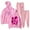 Pink, variant on AJ Lee Love Bites Hoodie Jogger Pants Two Piece Sets Sweatshirts Sweatpants Men Women's Set