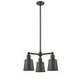 thumbnail image 5 of Innovations Lighting 207 Addison Addison 3 Light 19" Wide Chandelier - Black, 5 of 7