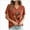 T-Shirt H63-Orange, variant on Women's T Shirt Short Sleeve Top Daily Tunic Blouse Graphic Blouse Casual Basic Tee