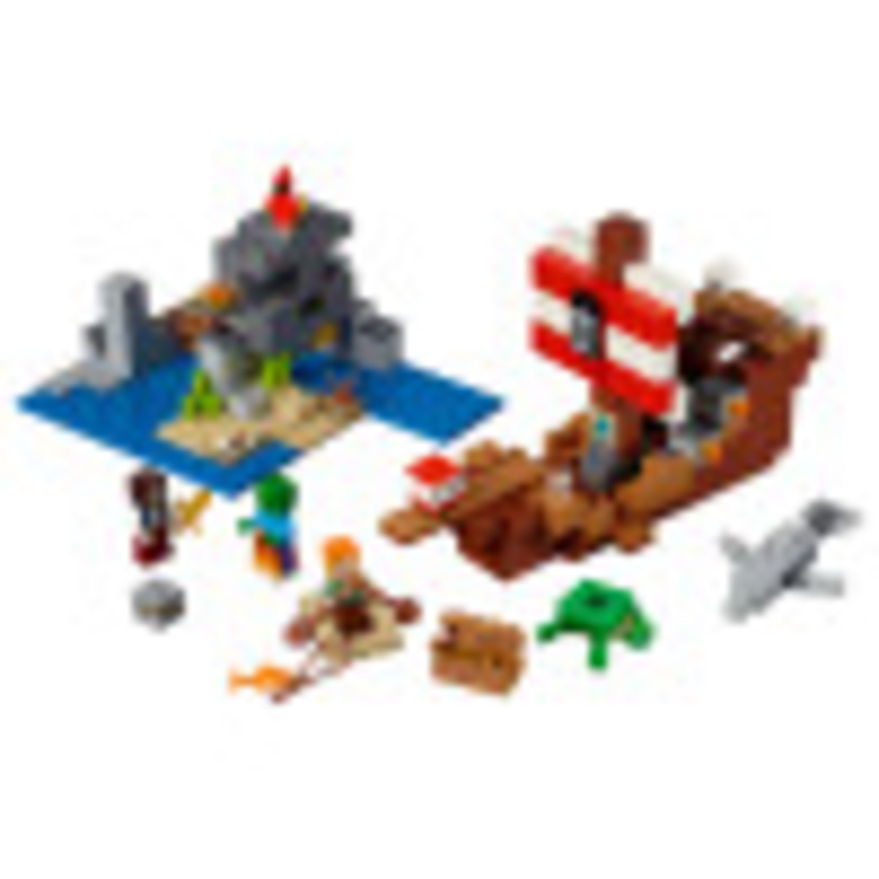 Lego minecraft the pirate ship adventure on sale