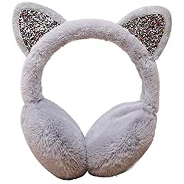Cache-oreilles Extérieurs Cache-Oreilles Moelleux Bandeau Cache-Oreilles Mode Femmes Cache-Oreilles en Peluche Hiver (Couleur : A, Taille : Taille Unique)