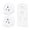 1+2, variant on Garbage Disposal Wireless Switch Kit,Nineleaf Portable Remote Control Outlet,Garbage Disposal Switch with Magnetic, Remote Control Outlet,No Drilling On Sink,15A 4000V Anti-Surge 500 Feet RF Range