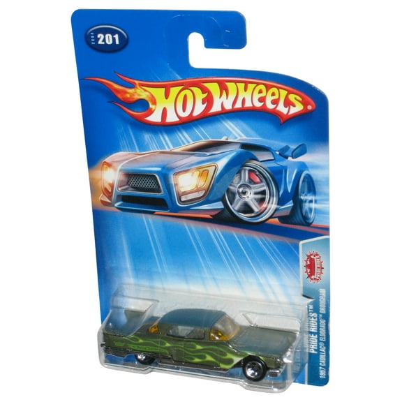 Hot Wheels Pride Rides (2004) Green 1957 Cadillac Eldorado Brougham Toy Car #201