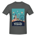 thumbnail image 4 of Bingfone Let'S Go Travel Men'S Loose Fit Short-Sleeve Pocket T-Shirt, 4 of 7