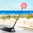 thumbnail image 2 of Tenna Tops Pink Daisy Yellow Center Car Decor Antenna Topper Auto Accessory, 2 of 7
