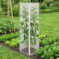thumbnail image 4 of 1 Pack Garden Netting for Round Plant Cage, Tomato Cage Bird Netting Mesh Plant Cover with Zipper, Tomato Barrier Garden Protection Net Cover for Climbing Plants Vegetables, 4 of 9