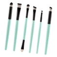 thumbnail image 3 of Pinceles de maquillaje de ojos Zulema suave 6 piezas Verde negro, 3 of 5