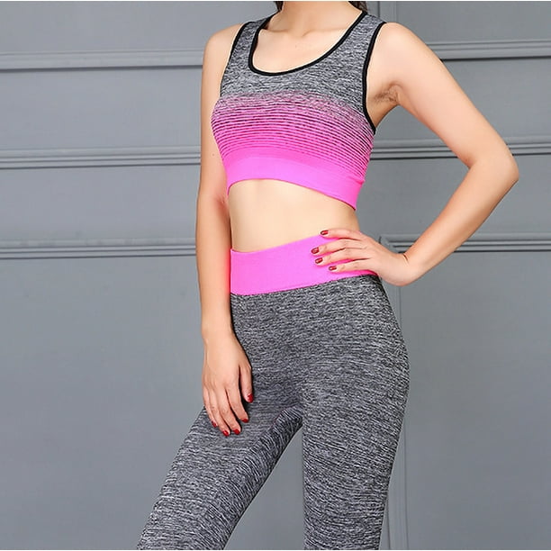 Yoga Outfit Seamless Yoga Set Gradient Sport Set Women Gym Clothes