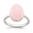 thumbnail image 1 of 925 Sterling Silver Rose Quartz Ring Gemstone, 1 of 6