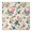 Pioneer Flower Floral-1, variant on Pioneer Flower Floral Print Pattern Square Fitted Tablecloth with Elastic Edge,Square Table Cover,Washable Elastic Table Cover for Home Kitchen Party Decor 34"x34"