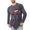 #H-Gray1, variant on ZHYou Mens Christmas Round Neck T Shirts Long Sleeve Printed Casual Fashion Elastic Pullover Tops Tees