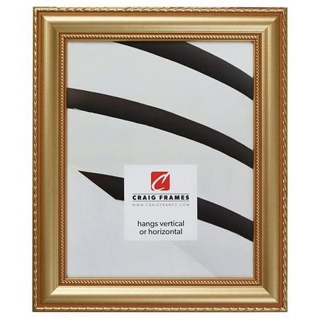 Craig Frames Victoria, 12x12 inch Picture Frame, Ornate Gold