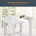 thumbnail image 2 of ACEGOSES Patio Side Table, Adirondack Outdoor HIPS Weather-Proof Square End Table, White, 2 of 6