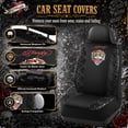 thumbnail image 5 of Ed Hardy Car Seat Covers, Fashion Leopard Print Front Seat Covers with Tiger Graphic, Universal Fit, Airbag Compatible for Cars, SUVs and Trucks Front Seats,Black, 5 of 10