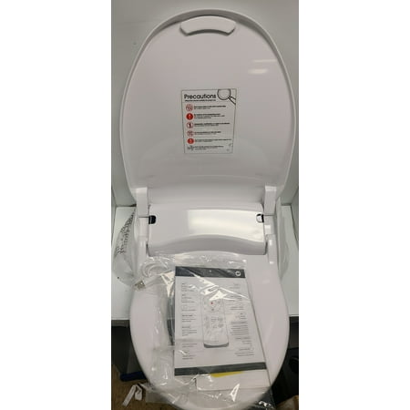 Bio Bidet by Bemis - Slim Three Bidet Toilet Seat - Elongated - Elongated White