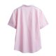 thumbnail image 4 of Camisa Hombre Hombres de la moda Camisa de verano Lino de algodón Sólido Manga corta Cuello en v Tops retro Streetwear Blusa informal 1 1, 4 of 5