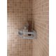 thumbnail image 3 of 11657010000 Elegance Shower Corner Basket Chrome/white, 3 of 5