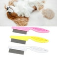 thumbnail image 1 of Flea Remover Comb, Pets Flea Comb Efficient Metal ABS 3 Pack  for Cats, 1 of 7