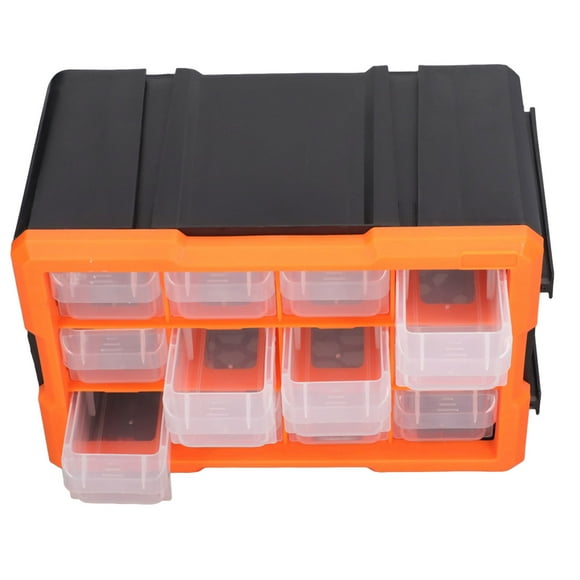 Drawer Parts Box, Multi Purpose PVC Wall Mount Hardware Drawer Organizer For Office