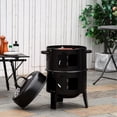thumbnail image 2 of 3 - Function Dual Cooking Area Grill / Versatile for Outdoor Picnic and Backyard Fun, 2 of 2