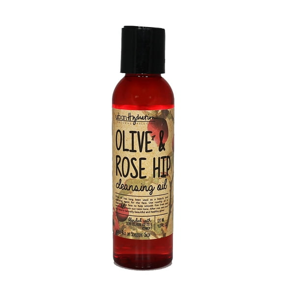 Urban Hydration Spot & Scar Rosehip and Olive Soothing Face Cleansing Oil | Cleans Smooths Fine Lines and Wrinkles Hydrates & Protects Evens Skin Tone Great For Senstitive Skin | 4 Fl Ounces