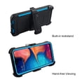 thumbnail image 3 of Mignova Galaxy A50 Space/A30/A20 Case,Heavy-Duty Shockproof Full Body Protection Rugged Hybrid Case with Rotating Belt Clip and Bracket for Galaxy A50 Space/A30/A20 case(Blue), 3 of 6