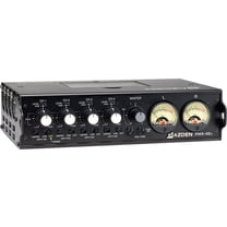 Azden FMX-42a 4-Channel Portable Mixer with 2 Balanced XLR Outputs, 10-Pin Camera Return, and Switchable 48V Phantom Power (Black)