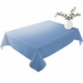 thumbnail image 2 of Light Blue Ombre Table Cloth Waterproof Tablecloths, Modern Rustic Aqua Gradient Tablecloth Dining Table Cover for Kitchen Party Tabletop Outdoor, Rectangle Tablecloth 60x102 Inch, 2 of 9