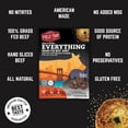 thumbnail image 4 of Beef Jerky | Gluten Free Jerky, Low Carb, Healthy High Protein Snacks With No Nitrates, Made With All Natural Ingredients | Everything Bagel | 1oz Bags, 12 Pack, 4 of 5