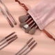 thumbnail image 4 of 13-Piece Wool Fiber Makeup Brush Set for Foundation, Eyeshadow, Blush, Powder, Concealer, Pencil, and Glitter Application, 4 of 5