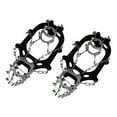 thumbnail image 1 of TFixol Crampones Tacos de tracción para hielo de acero inoxidable Empuñaduras para nieve Picos antideslizantes, 1 of 6