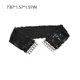 thumbnail image 3 of Jumpingount Lentejuelas brillantes cinturón de cintura cinturones brillantes vestido Correa estirable pretina decoración de ropa vestidor para fiesta Ropa, zapatos y accesorios Miscelánea Negro Jumpingount AP013219-02, 3 of 6