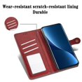 thumbnail image 5 of Funda de piel de color liso para Xiaomi 12 Pro, color rojo, 5 of 5