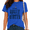 1-blue, variant on Women's Distressed Ink Block Serif Sketch Open Bible Vintage Christian Faith Statement Graphic Soft Short Sleeve T-Shirt